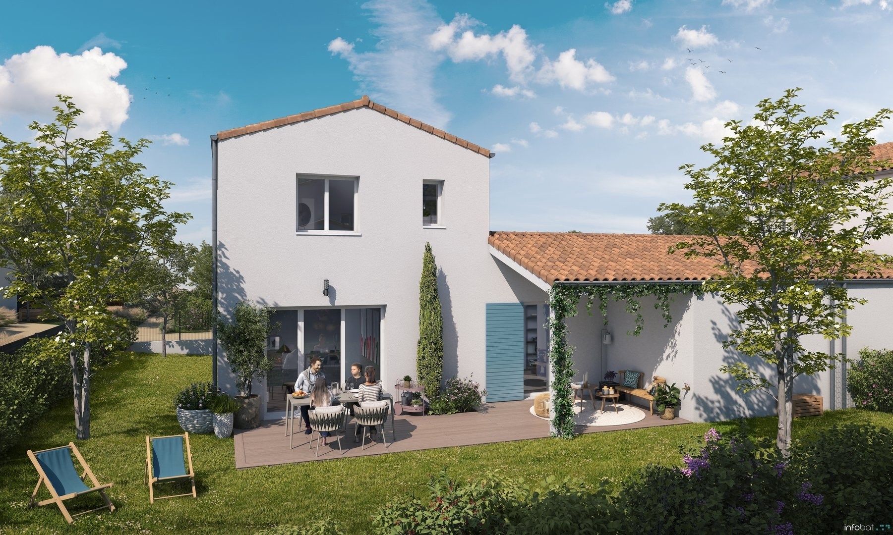 maison contemporaine 4 pièces en vente sur ST SULPICE DE ROYAN (17200)