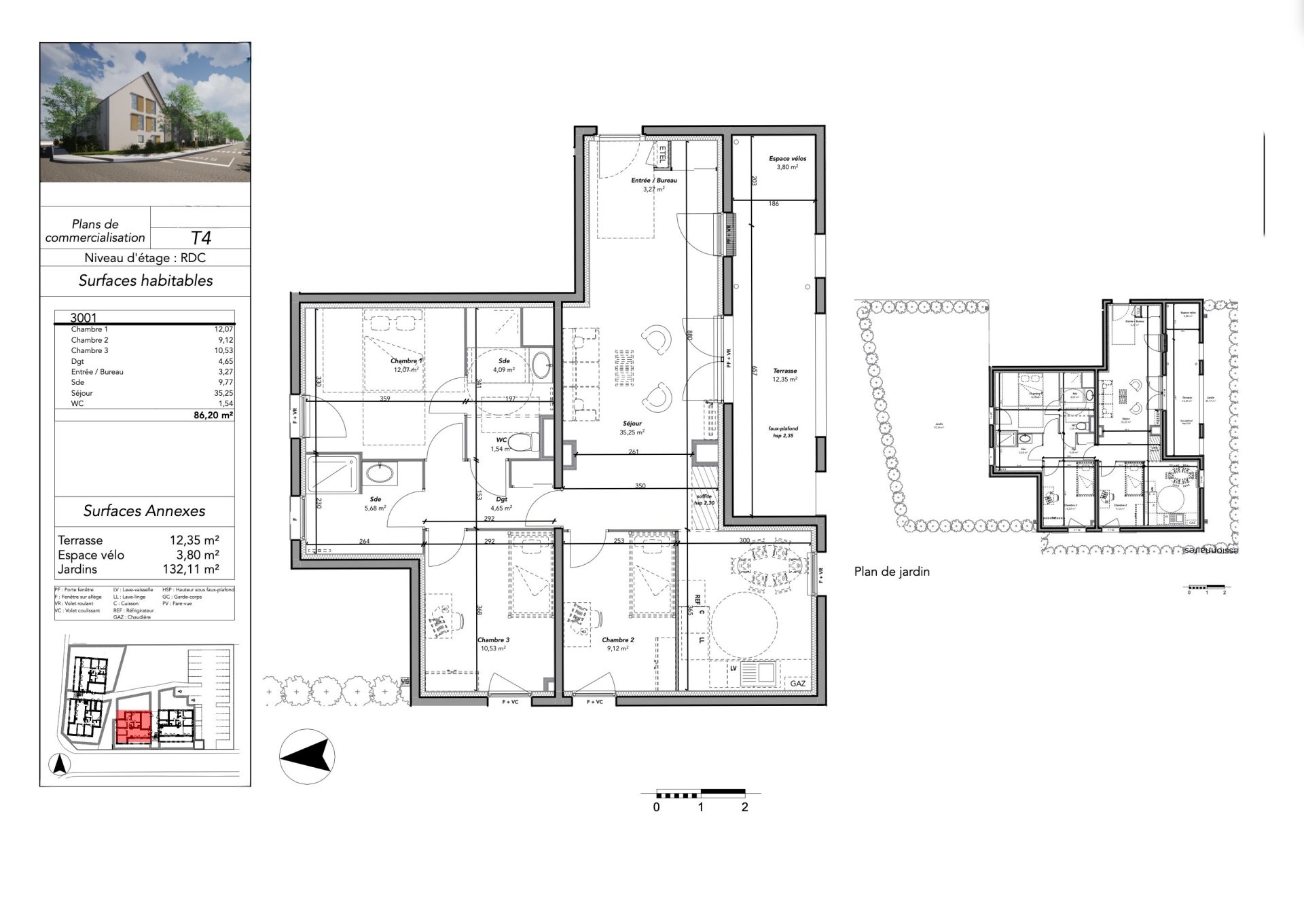 apartment 4 rooms for sale on TOURS (37000)