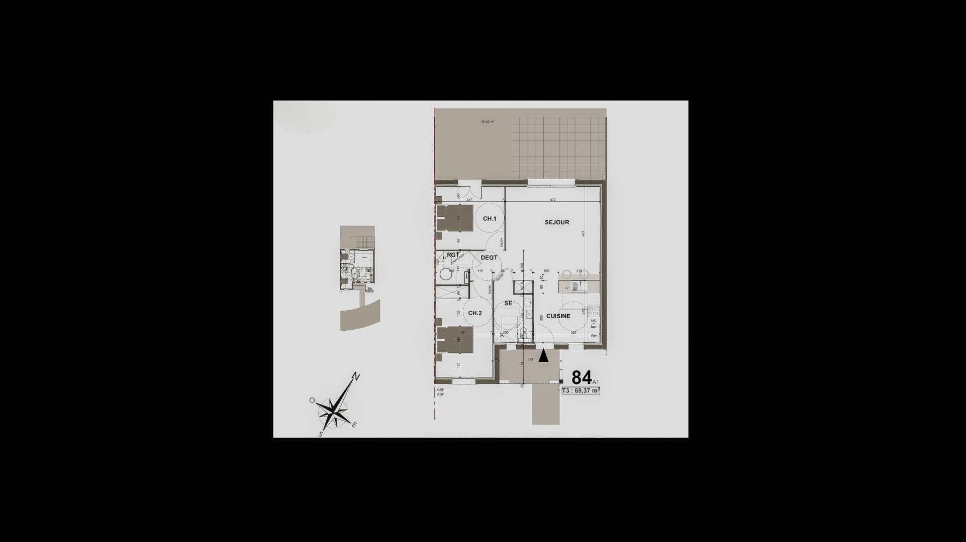 maison traditionnelle 3 pièces en vente sur CONTRES (41700)